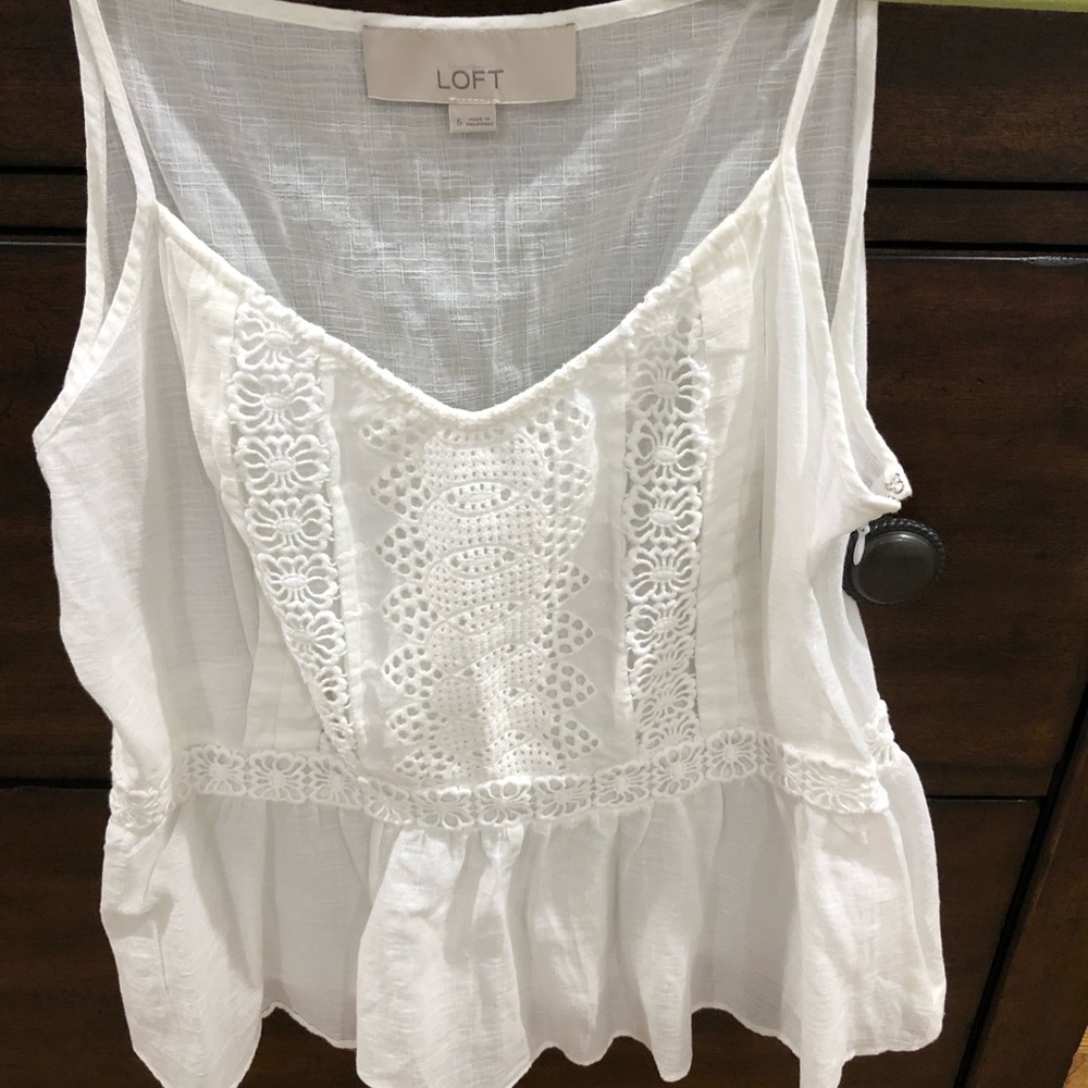 Loft white tank
